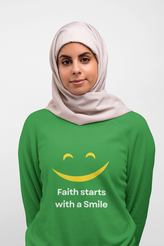 Faith Starts with a Smile Sisters Sweatshirt
